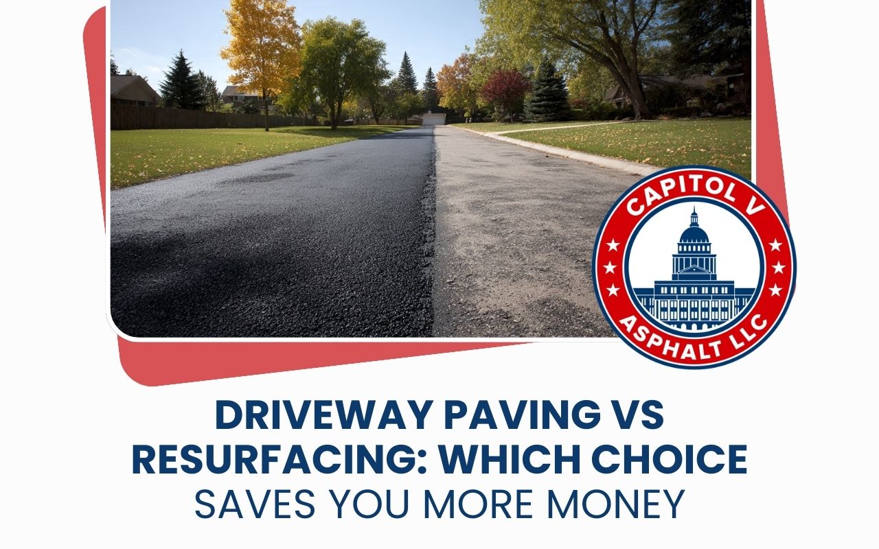 Driveway paving vs resurfacing: which choice saves you more money