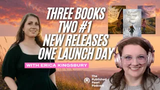 Erica Kingsbury's Nostalgic Three-Book Series Launch