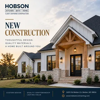 Custom Home Building in North Mississippi
