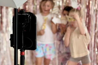 Kids Birthday Photo Booth Greenwich CT | Greenwich Country Club Setup