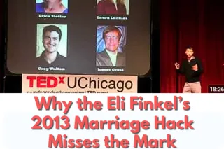The Marriage Hack Everyone's Citing — And Why It Only Manages The Problems