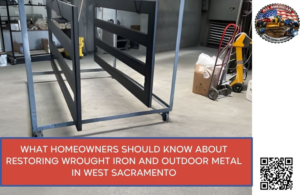 What Homeowners Should Know About Restoring Wrought Iron and Outdoor Metal in West Sacramento