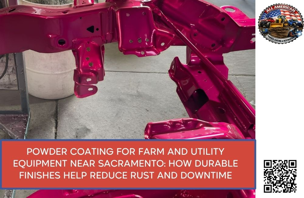 Powder Coating for Farm and Utility Equipment Near Sacramento: How Durable Finishes Help Reduce Rust and Downtime