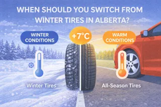 When Should You Switch From Winter Tires in Alberta?