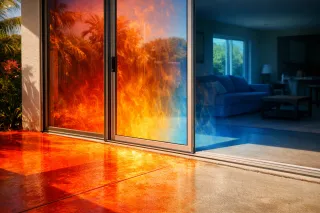 Your Patio Is Heating Your House: The $2,100 Problem on the Other Side of the Glass.