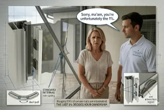 Motorized Screen Service Calls: How Both Systems Eliminate 99% — and Why the Last 1% Decides Year 10