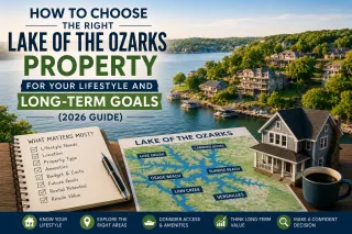 How to Choose the Right Lake of the Ozarks Property for Your Lifestyle and Long-Term Goals (2026 Guide)