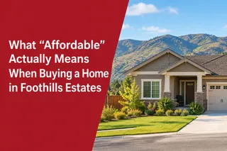 What “Affordable” Actually Means When Buying a Home in Foothills Estates