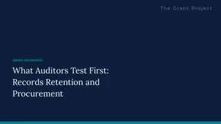 What Auditors Test First: Records Retention and Procurement