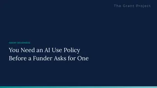 You Need an AI Use Policy Before a Funder Asks for One