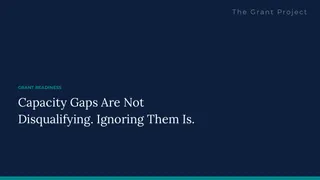 Capacity Gaps Are Not Disqualifying. Ignoring Them Is.