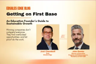 Getting on First Base: An Education Founder’s Guide to Sustainable Growth