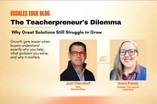 The Teacherpreneur's Dilemma: Why Great Solutions Still Struggle to Grow