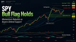 SPY Bull Flag Holds as Momentum Begins to Rebuild
