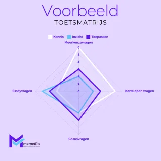Wat is een toetsmatrijs?