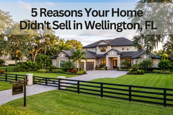 5 Reasons Your Home Didn't Sell in Wellington, FL (And What You Can Do Differently)