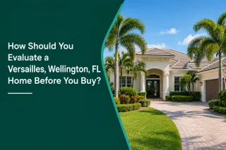 How Should You Evaluate a Versailles, Wellington, FL Home Before You Buy?