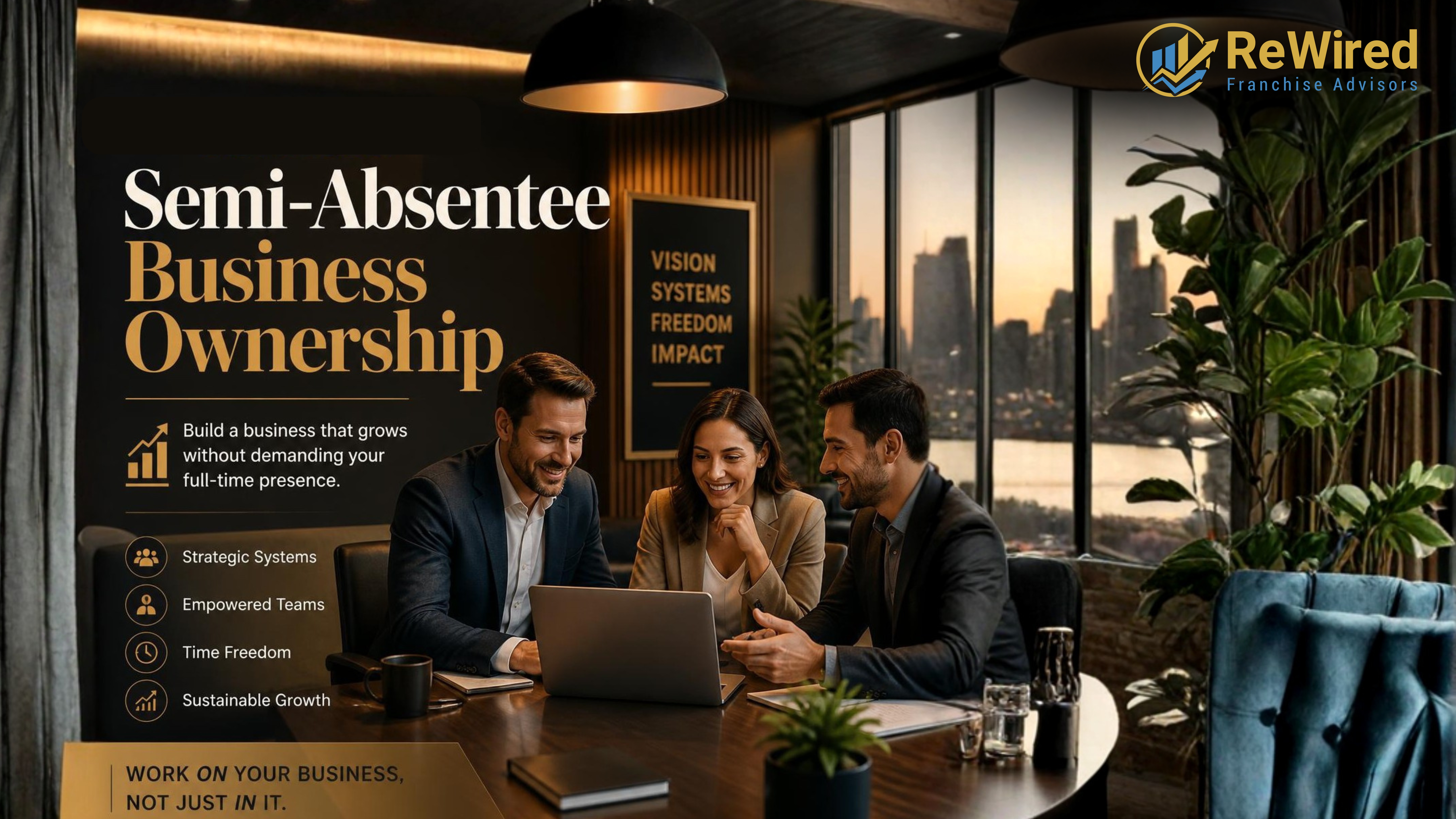 Semi-Absentee Business Ownership: How to Build a Business Without Managing It Full-Time