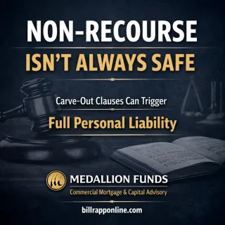 ⚖️ When Non-Recourse Isn’t Risk-Free: The Hidden Carve-Out Clauses in Commercial Real Estate Loans 🏢
