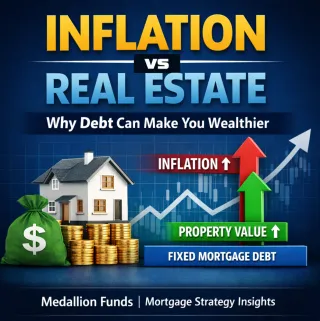 📈 Inflation vs Real Estate Leverage: Why Smart Borrowers Use Mortgage Debt to Build Wealth 🏡