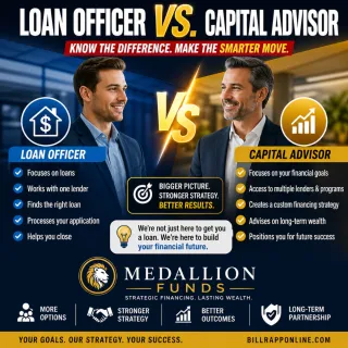 💼 Loan Officer vs Capital Advisor: Why Smart Borrowers Are Making the Shift 🚀