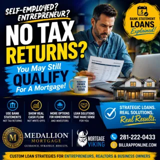 💼 Bank Statement Loans Explained: How Self-Employed Borrowers Buy Homes Without Tax Returns 🏡