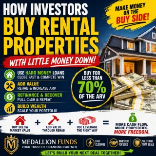 🏘️ How Investors Buy Rental Properties With Little Money Down 💰