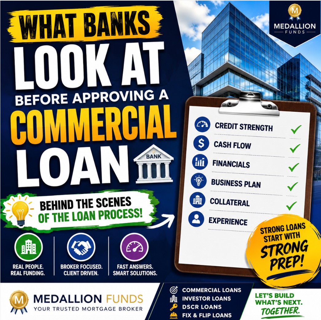 🏦 What Banks Really Look at Before Approving a Commercial Loan 💰