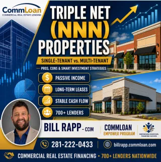 🏢 Triple Net (NNN) Properties Explained: Single vs. Multi-Tenant Investments 💰