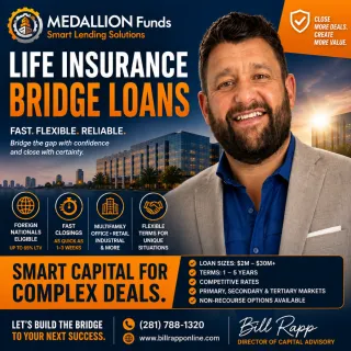 🚀 Life Insurance Company Bridge Loans: Fast Capital for Complex Commercial Real Estate Deals 💼