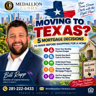 🏠 Moving to Texas? 5 Mortgage Decisions to Make Before You Start House Hunting 🤠