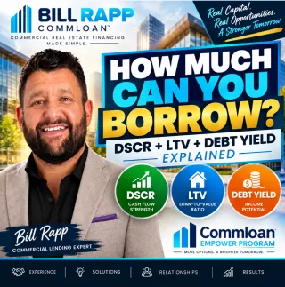 🏢 How Much Can You Borrow on Commercial Real Estate? DSCR, LTV & Debt Yield Explained 💰