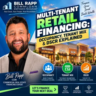 🏬 Multi-Tenant Retail Financing: How Occupancy, Tenant Mix & DSCR Determine Your Loan 💰