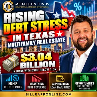 🏢🚨 Texas Multifamily Debt Crisis: $3.04 Billion in Apartment Loans Facing Cash Flow Stress 💰📉