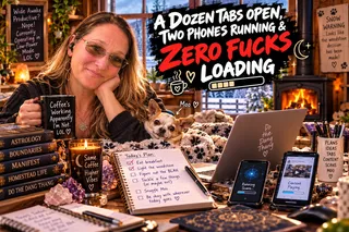 A Dozen Tabs Open, Two Phones Running & Zero Fucks Loading