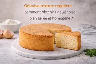 Génoise texture régulière : comment obtenir une génoise bien aérée et homogène ?