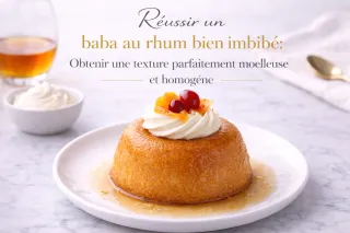 Réussir un baba au rhum bien imbibé : obtenir une texture parfaitement moelleuse et homogène