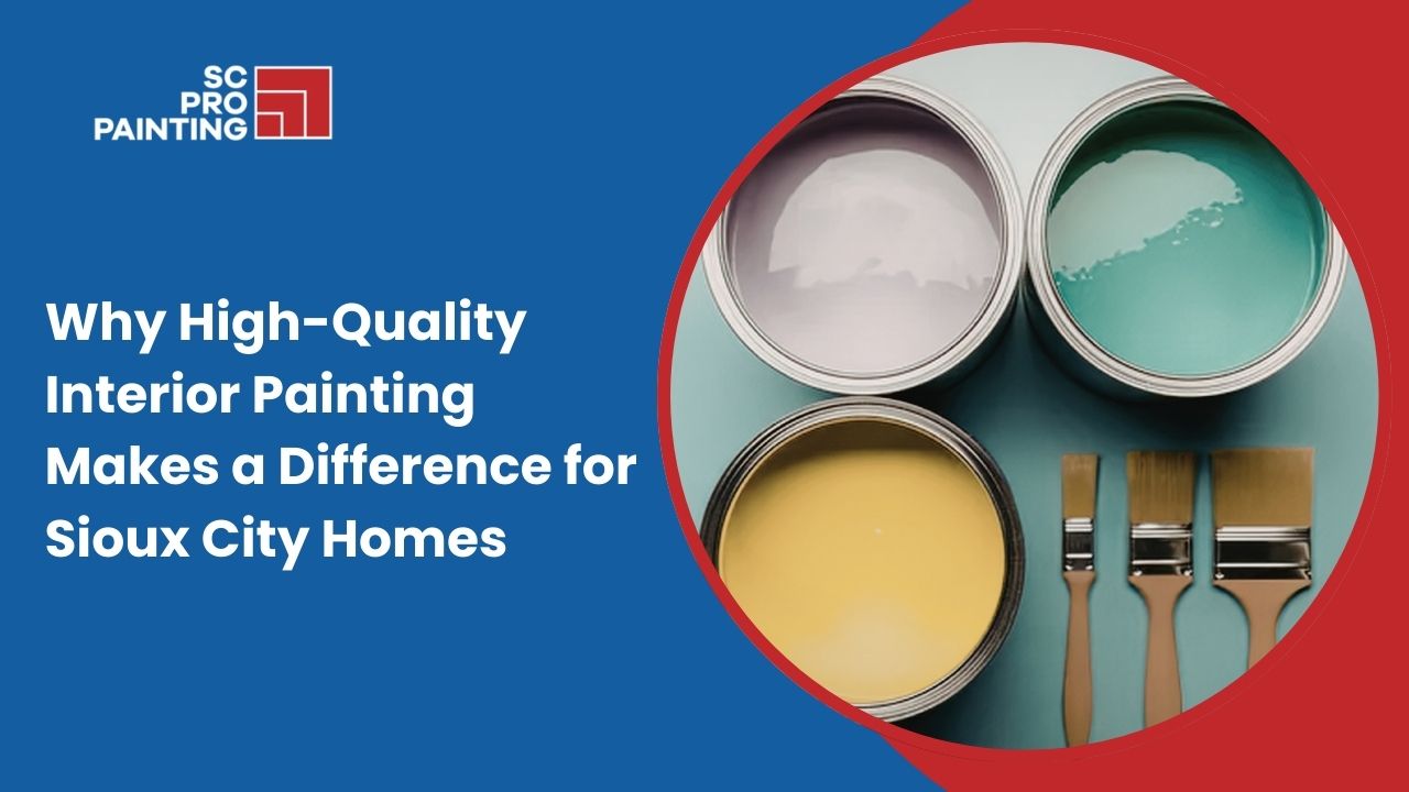 Why High-Quality Interior Painting Makes a Difference for Sioux City Homes