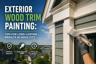 Exterior Wood Trim Painting: Tips for Long-Lasting Results in Sioux City