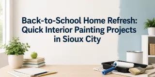 Back-to-School Home Refresh: Quick Interior Painting Projects in Sioux City