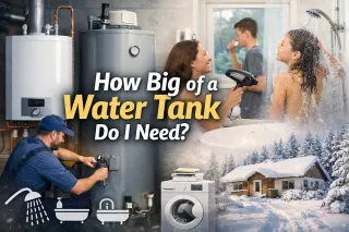 How Big of a Water Tank Do I Need? | Trav's Plumbing & HVAC Ltd.
