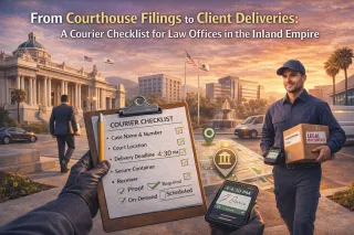 From Courthouse Filings to Client Deliveries: A Courier Checklist for Law Offices in the Inland Empire