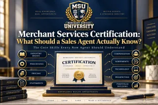 Merchant Services Certification: What Should an Agent Know?
