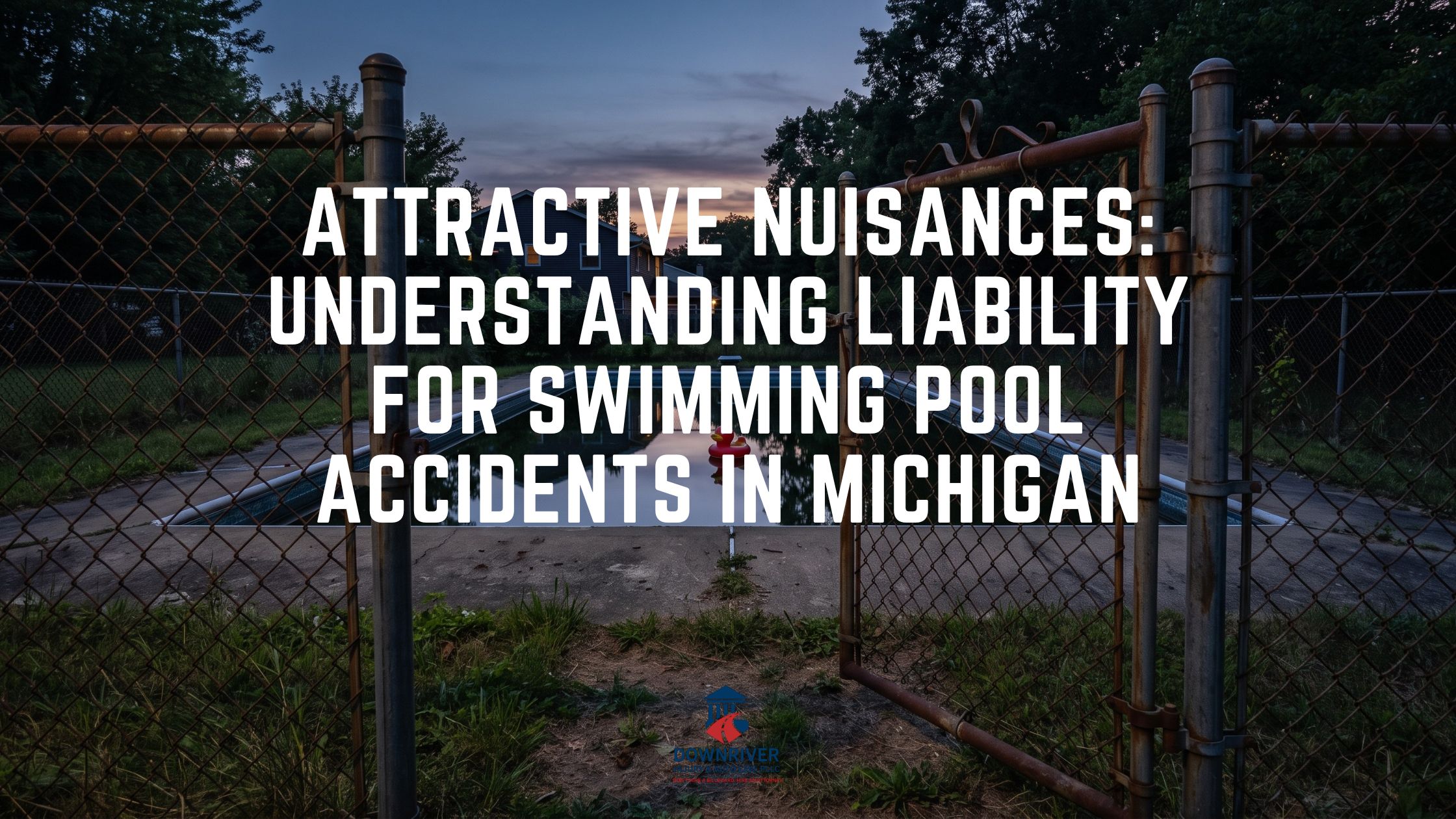 Michigan Swimming Pool Accident Lawyer | Attractive Nuisance