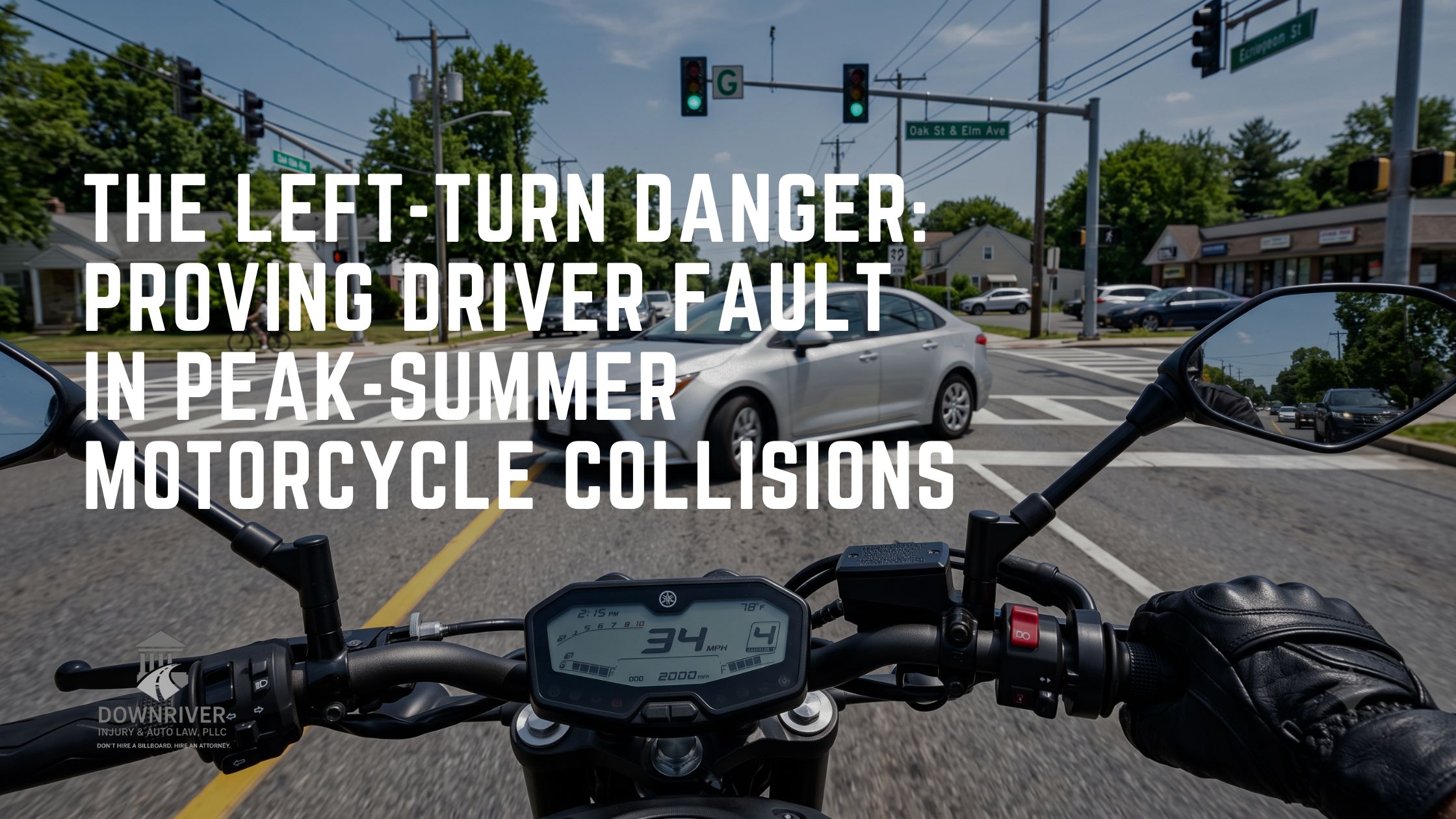 Michigan Motorcycle Accident Lawyer | Left-Turn Crashes