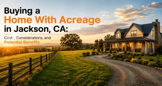 Buying a Home With Acreage in Jackson, CA: Costs, Considerations, and Potential Benefits