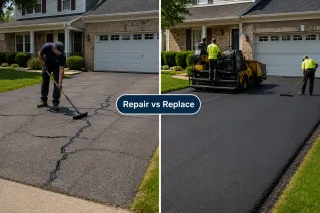 Is It Cheaper to Repair or Replace Your Asphalt Driveway?