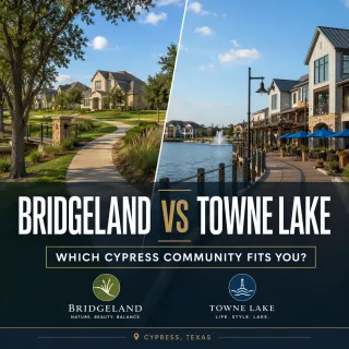 Bridgeland vs Towne Lake: Which Cypress TX Community Is Right for You?