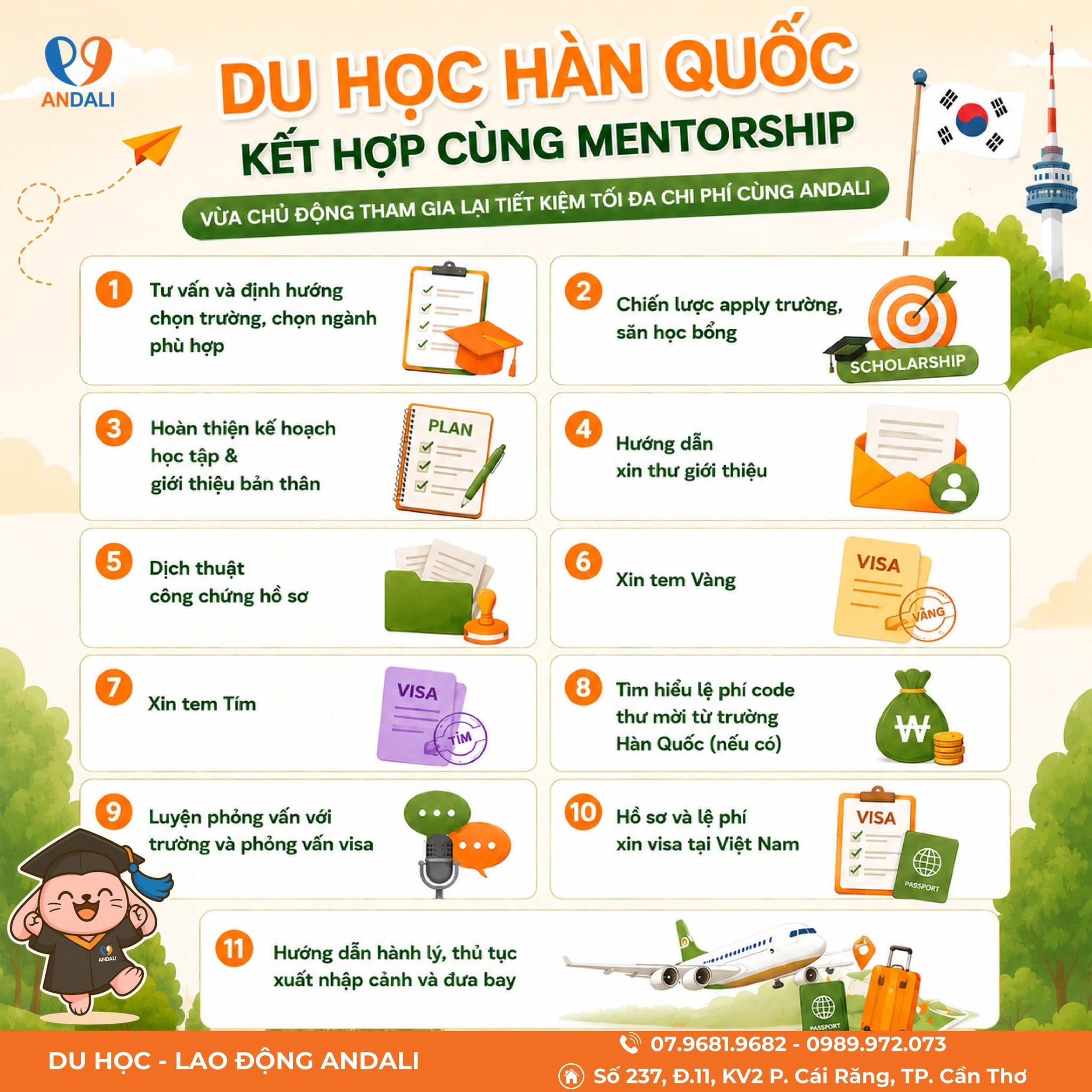 Những Việc Bạn Hoàn Toàn Có Thể Tự Làm Khi Đi Du Học Hàn Quốc