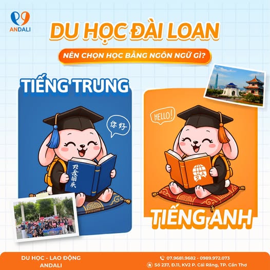 Du học Đài Loan nên chọn hệ tiếng Trung phồn thể hay tiếng Anh?